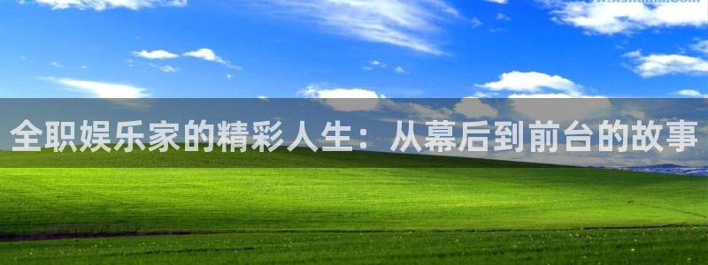 天顺娱乐app下载：全职娱乐家的精彩人生：从幕后到前台的故事