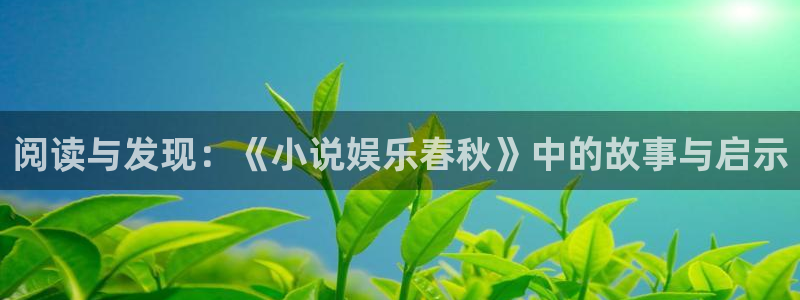 天顺娱乐com：阅读与发现：《小说娱乐春秋》中的故事与启示
